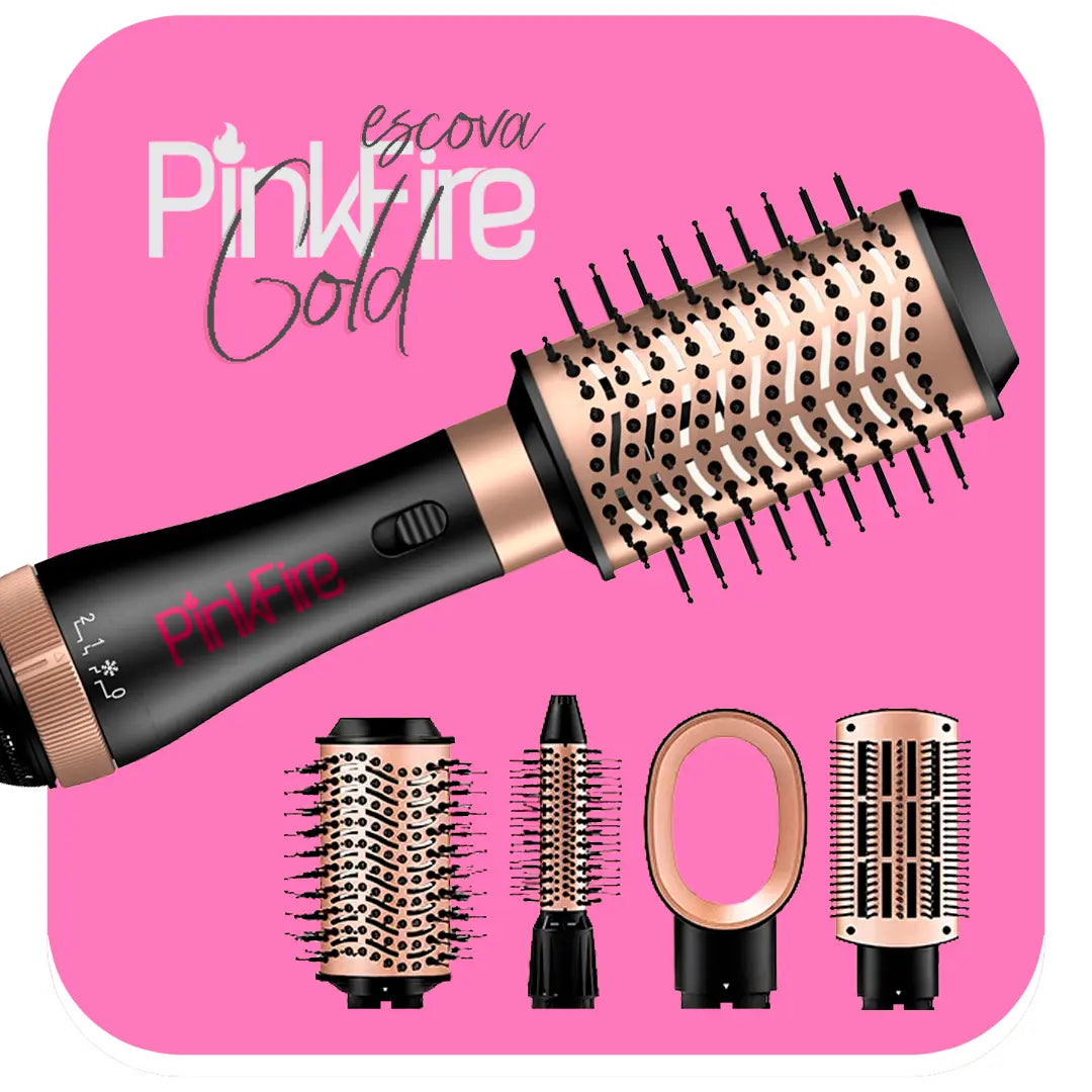 Eacova PinkFire Gold Hair - 5 em 1 Original 2024